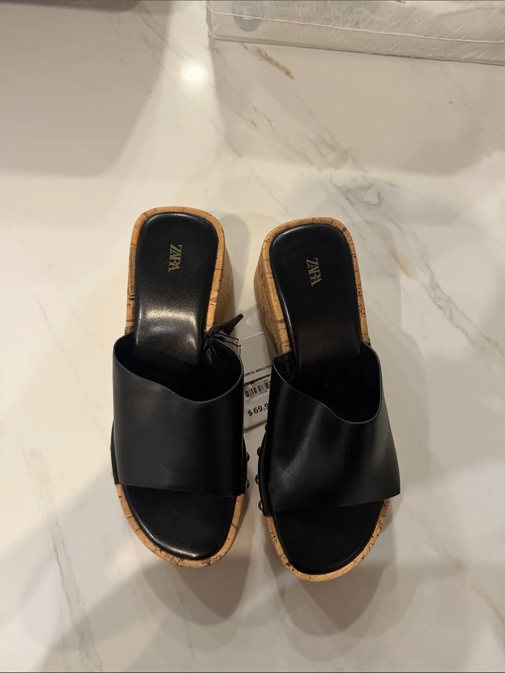 Zara chunky cork